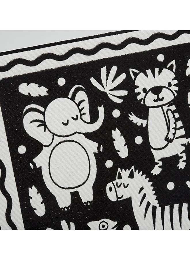 Crayola Velvet CYO Canvas 20x20cm - Jungle | The canvas comes pre-printed with engaging jungle-themed illustrations, providing a starting point for artistic exploration and storytelling | Ages 3+