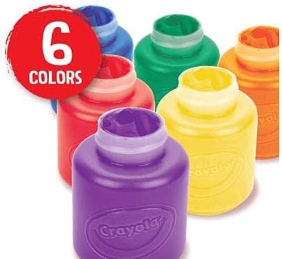 6 ct. Washable Kids' Paint, 2-oz. Bottles, Assorted Colors - Non-Peggable