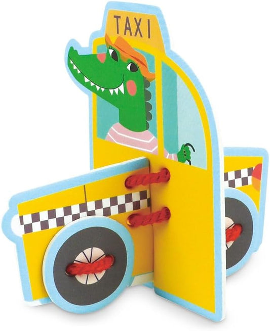 Avenir - Little Hands Play Box - Animal Town Multicolour | 3D puzzle and laces to create an awesome bunny town | Ideal ages 3+