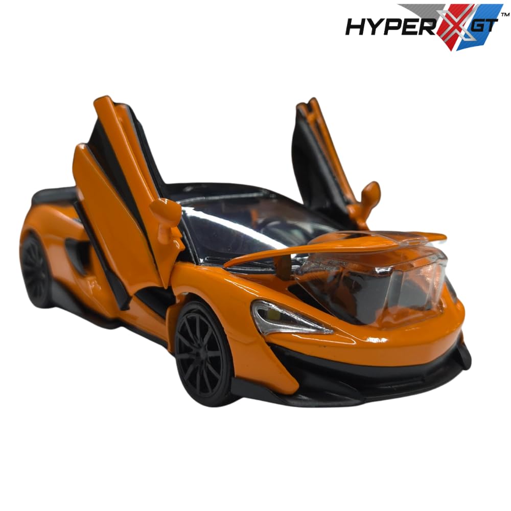 D-Power 1:32 Die-Cast McLaren 600LT Keith Haring Edition Orange with Lights & Sound