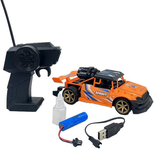 D-Power 1:18 R/C 4WD 27Mhz Spray Runner Car Remote Control Sand Monster Four Wheel Drive Rock Climber High-Speed – Orange | Ages 6+ up