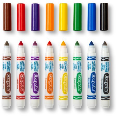 Crayola Classic 8 Broad Line Markers
