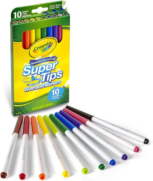 10 ct. Washable Super Tips Markers