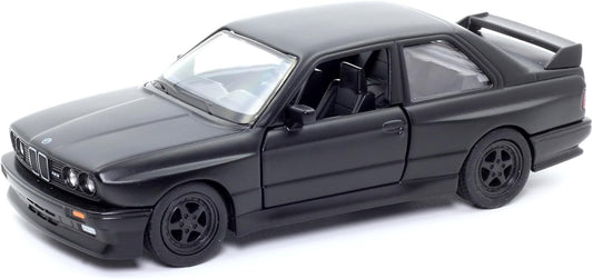 D-Power 1:36 Diecast BMW M3 E30 (1986-1991) Matte Black – Collectible Miniature Car Model