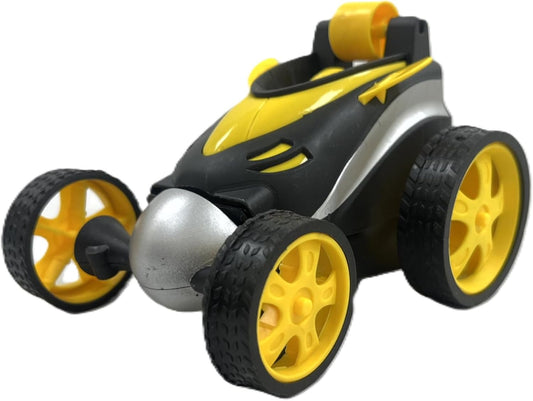 D-Power 1:18 2.4G R/C Mini Stunt Car 360 Degree Rolling Mini Tumbling Stunt Car – Yellow | Ideal for Ages 3+ up