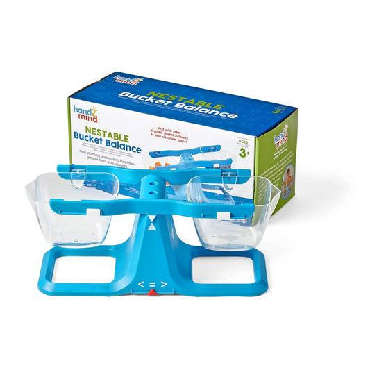 hand2mind Learning Resources 93402 Nestable Bucket Balance, Multi