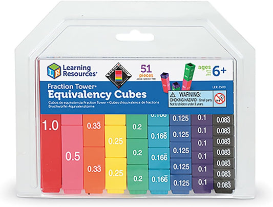 Fraction Tower® Equivalency Cubes