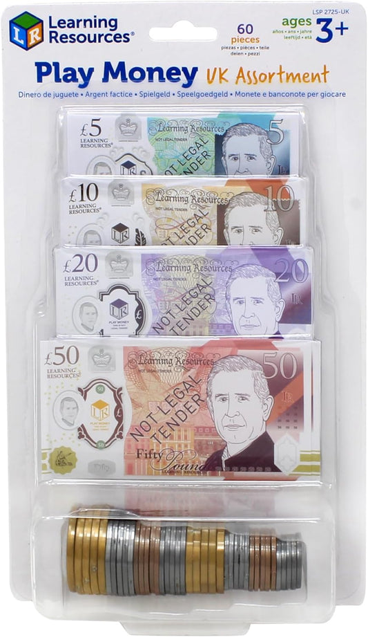 Learning Resources Play Money UK Assortment