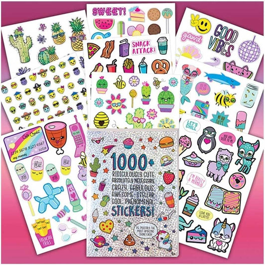 Crayola Fashion Angels Sticker Album – 1000+ Colourful Stickers for Kids & Teens | Assorted Themes Book for Scrapbooking, Journals, DIY Crafts & Creative Fun - Pack of 1