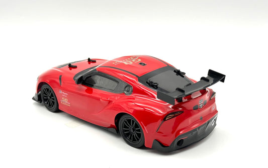 D-power - 1:16 Toyota Supra GT4 RC Car – 2.4GHz Remote Control Vehicle with Rechargeable Battery, Officially Inspired Design, for Kids Ages 6+