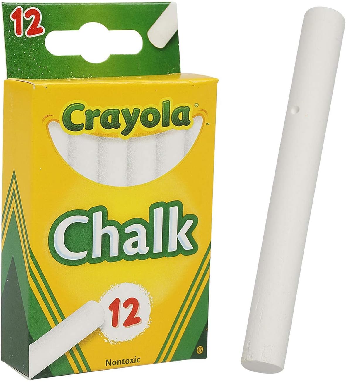 12 ANTI DUST CHALKS-WHITE