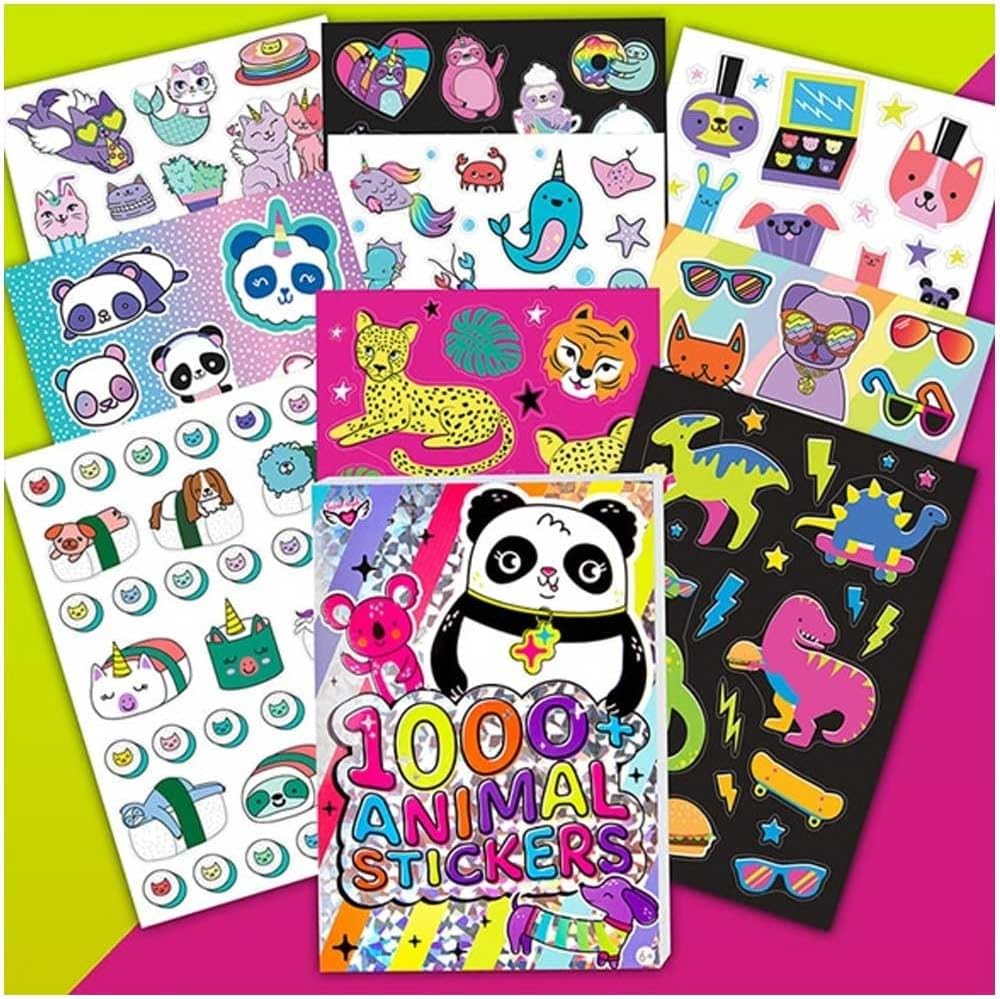 Crayola Fashion Angels Sticker Album – 1000+ Colourful Stickers for Kids & Teens | Assorted Themes Book for Scrapbooking, Journals, DIY Crafts & Creative Fun - Pack of 1