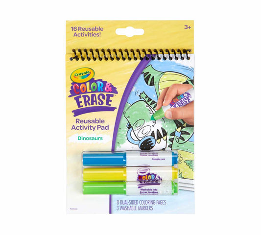 Crayola Color & Erase Marker Refill Set, 8 Washable Markers – Mess-Free, Reusable Art Markers for Kids Ages 3+, Compatible with Color & Erase Pads