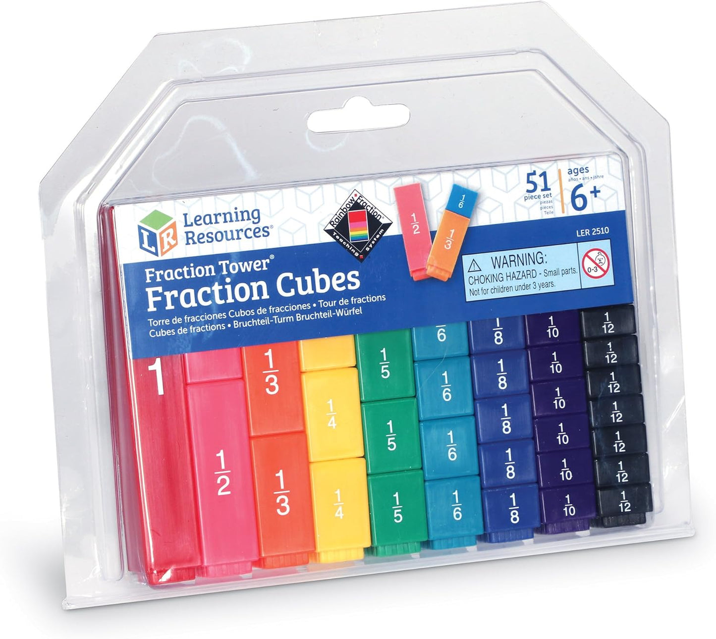 Fraction Tower® Fraction Cubes