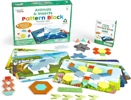 Animals & Insects Pattern Block Puzzle Set