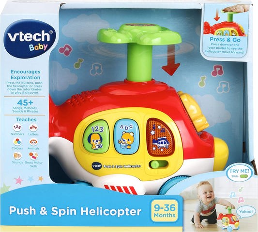 PUSH & SPIN HELICOPTER