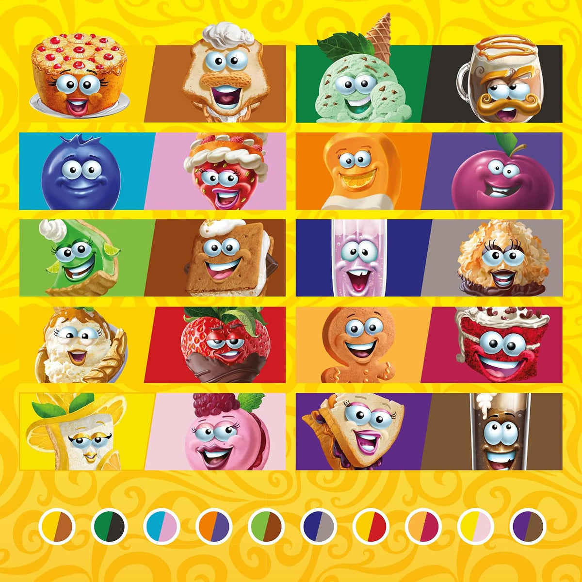Crayola Silly Scents Scented Markers – Pack of 10 Double-Tip Washable Pens with 20 Colours & Fragrances | Maxi Felt Tips for Kids Drawing, School & Creative Fun Ages 3+