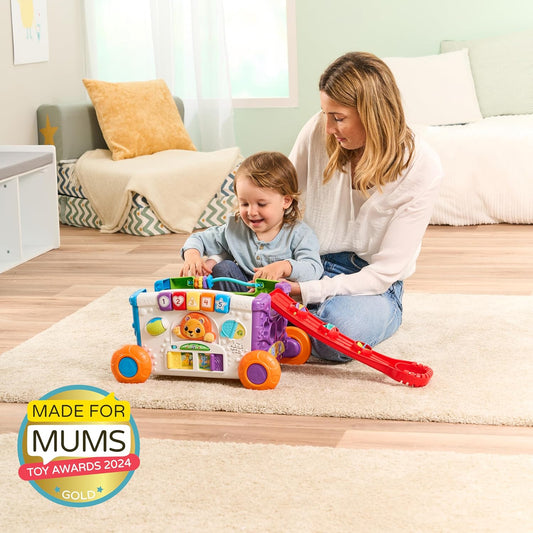 Vtech - Sort & Discover Activity Wagon - Multicolour | Load up and get ready to roll with four sides of play including an activity panel | Suitable ages 12m + up
