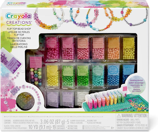 Crayola Creations Bead Laboratory Set – 2500-Piece Jewelry Making Kit for Girls | DIY Bracelet & Necklace Craft Set, Creative Gift for Kids Ages 8+