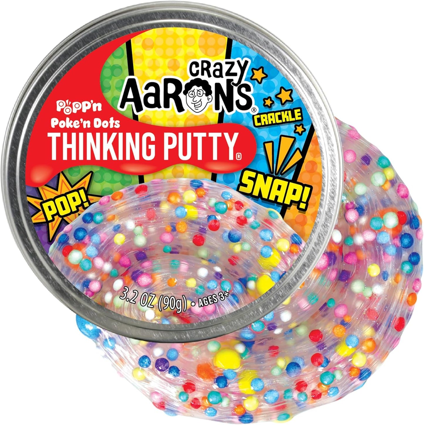 Poke'n Dots - Full Size 4" Thinking Putty Tin