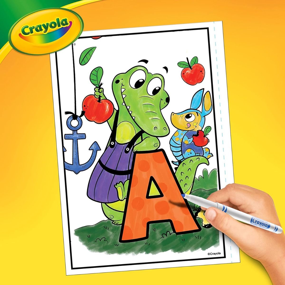 96-Page Coloring Book, AlphaPets