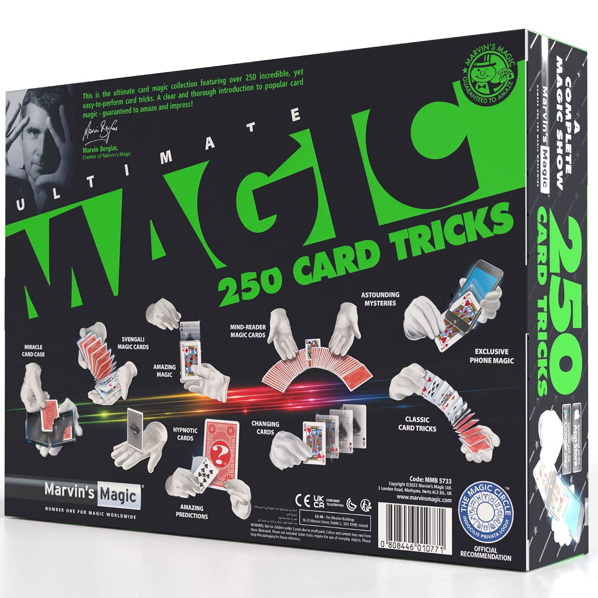 Marvin’s Magic Svengali Magic Cards – Classic Trick Deck with Illustrated Guide | Learn 20 Easy Card Magic Tricks for Kids & Beginners