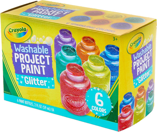 6 ct. 2-oz. Glitter Paint Set