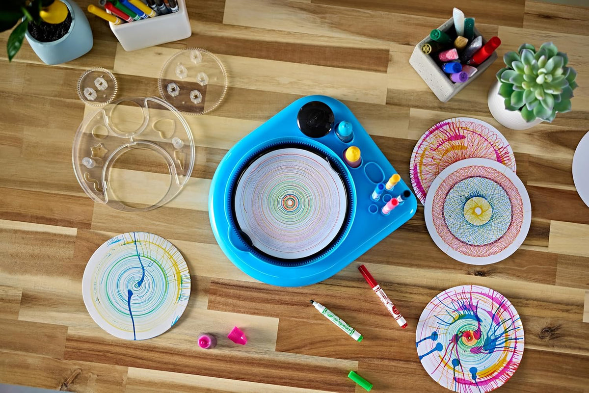 Crayola Spin & Spiral Art Station, Spin Art Machine, Arts & Crafts for Kids Ages 6+