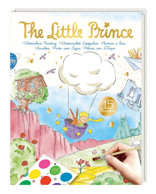 Avenir - The Little Prince Watercolour Painting Set – Kids Arts & Crafts Kit | Creative Family Activity for Relaxation, Story-Inspired Art, and Quality Time Together