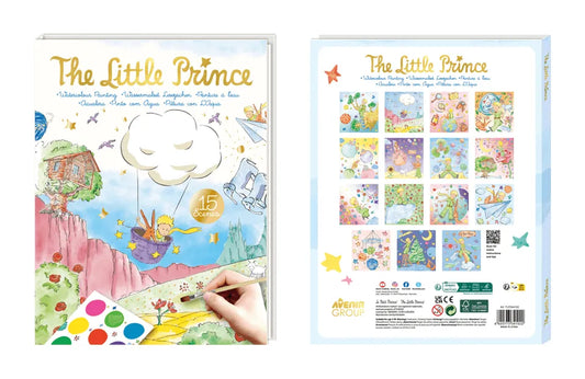 Avenir - The Little Prince Watercolour Painting Set – Kids Arts & Crafts Kit | Creative Family Activity for Relaxation, Story-Inspired Art, and Quality Time Together