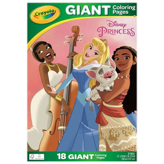 Crayola - 18 Gaint Coloring Pages Princess