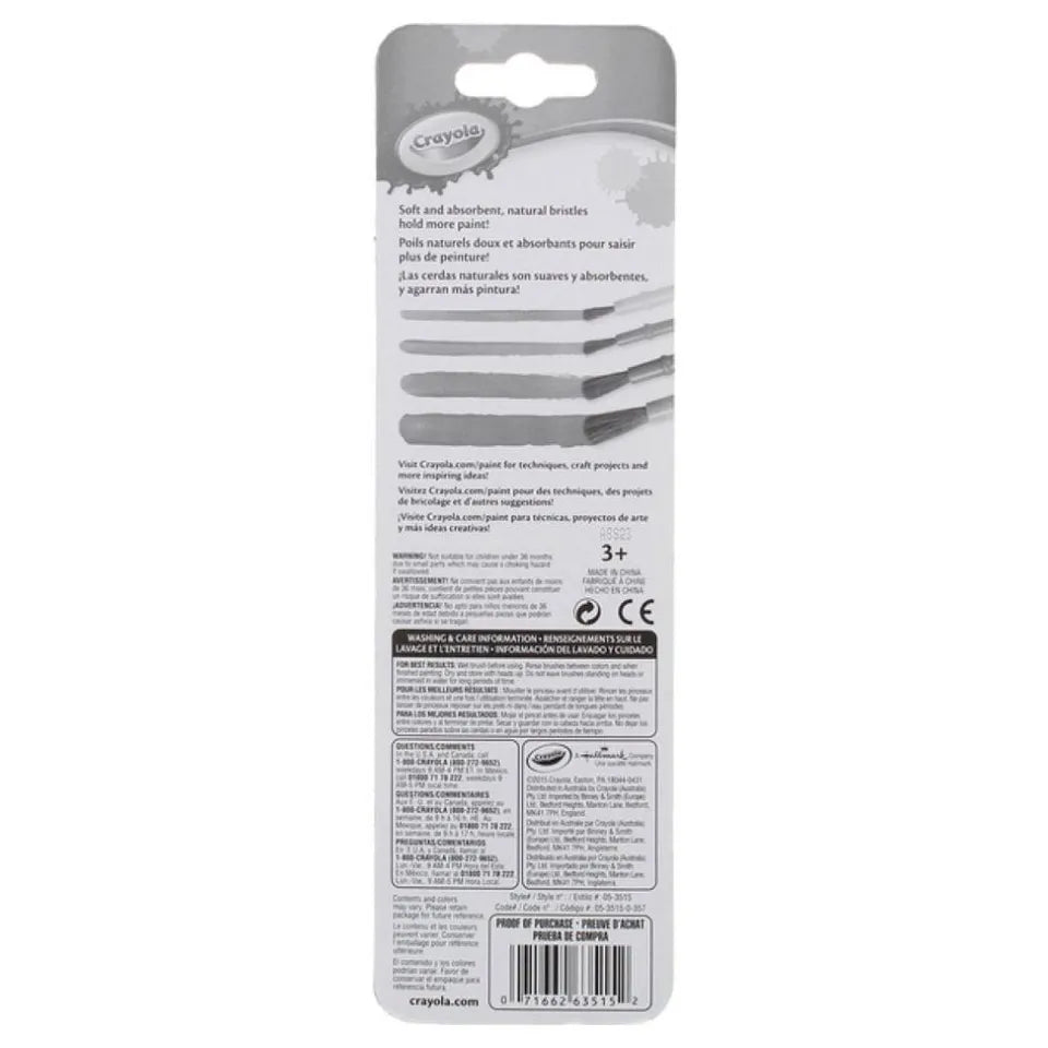 Crayola Art and Craft Brush Set 4 ct.