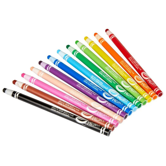 Crayola 12ct Easy Peel Crayon Pencils