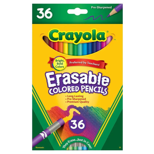 Crayola 36 ct. Erasable Colored Pencils