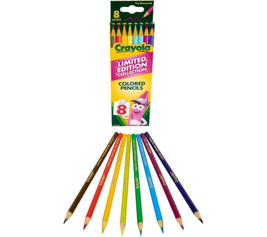 Crayola Limited Edition Colors Colored Pencils, 8 Count, Retired Colors