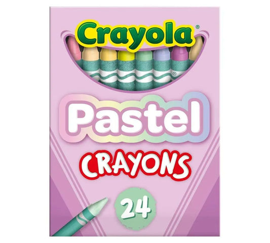 Crayola Pastel Crayons, 24 Colors