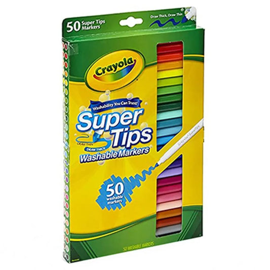 Crayola - 50 ct. Washable Super Tips Markers