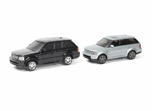 D-Power 1:64 Diecast Land Rover Range Rover Sport – Licensed Collectible Model Car (Assorted Colors Black / Silver, 1 Piece) | Metal Body, Free-Rolling Wheels