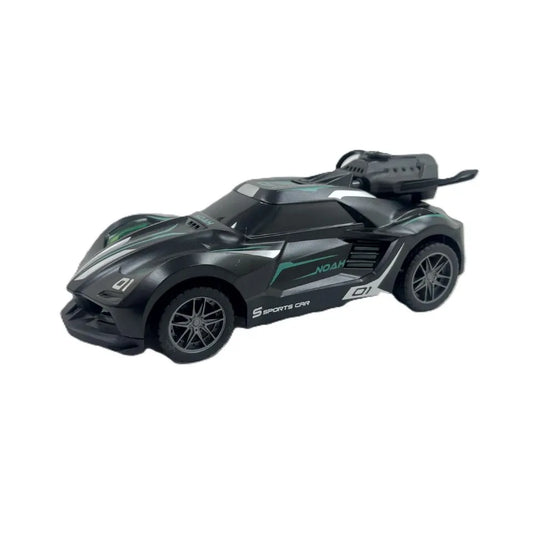 D-Power 1:20 R/C 4WD Spray Runner Car with LED Lights and Spray Effect – Black | Include spray effects, with realistic sound | Perfect for both indoor and outdoor fun | Perfect gifts for ages 6+ up