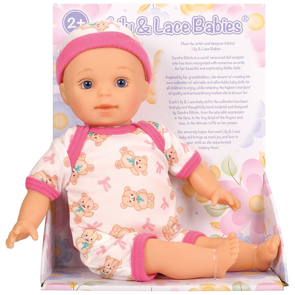 Lotus - 11.5" inch, Soft-bodied Baby Doll – Caucasian 1