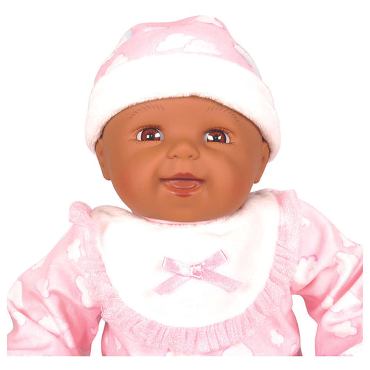 Lotus - 18" inch, Soft-bodied Baby Doll – Afro-American (No Hair)