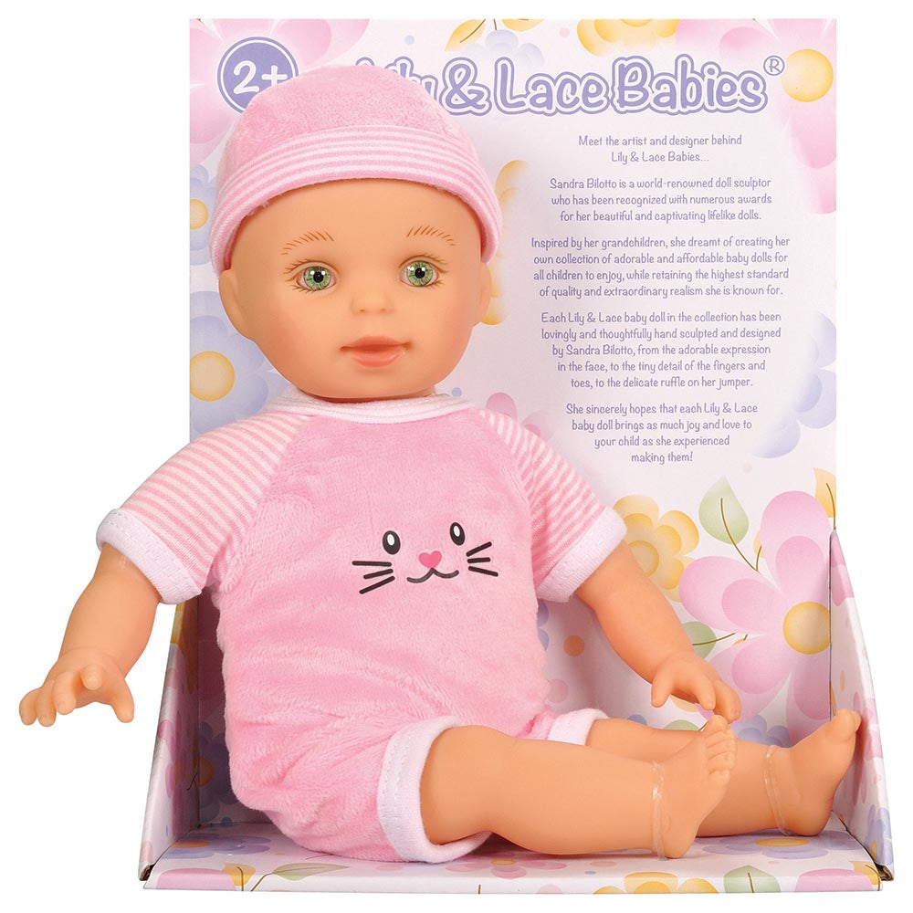 Lotus - 11.5" inch, Soft-bodied Baby Doll – Caucasian 3