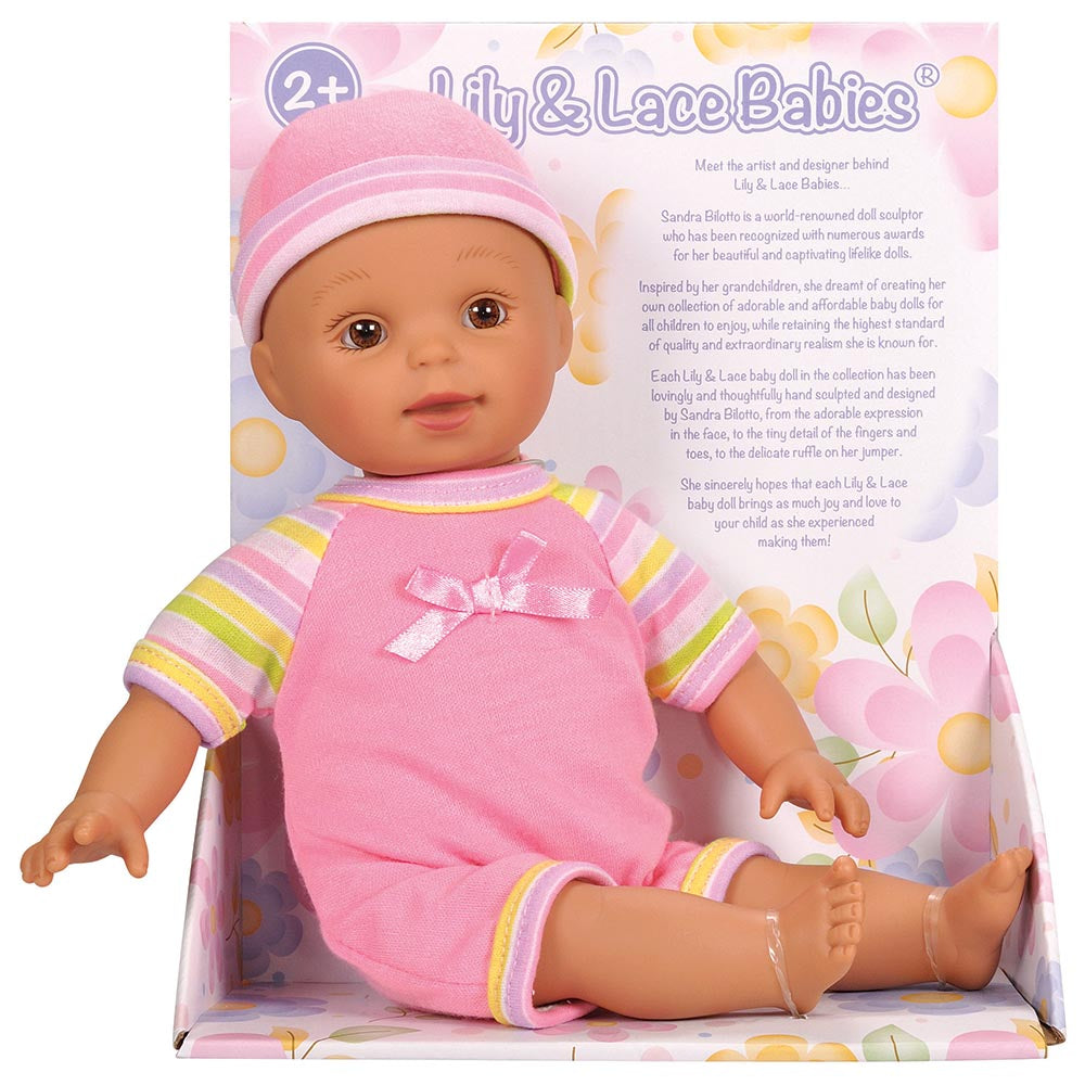 Lotus - 11.5" inch, Soft-bodied Baby Doll – Hispanic