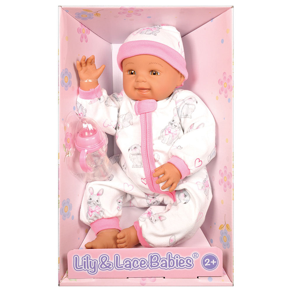 Lotus - 18" inch, Soft-bodied Baby Doll – Hispanic (No Hair)