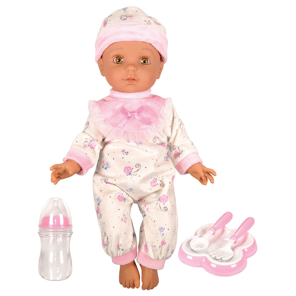 Lotus - 16" inch, Soft-bodied Baby Doll – Hispanic (No Hair)