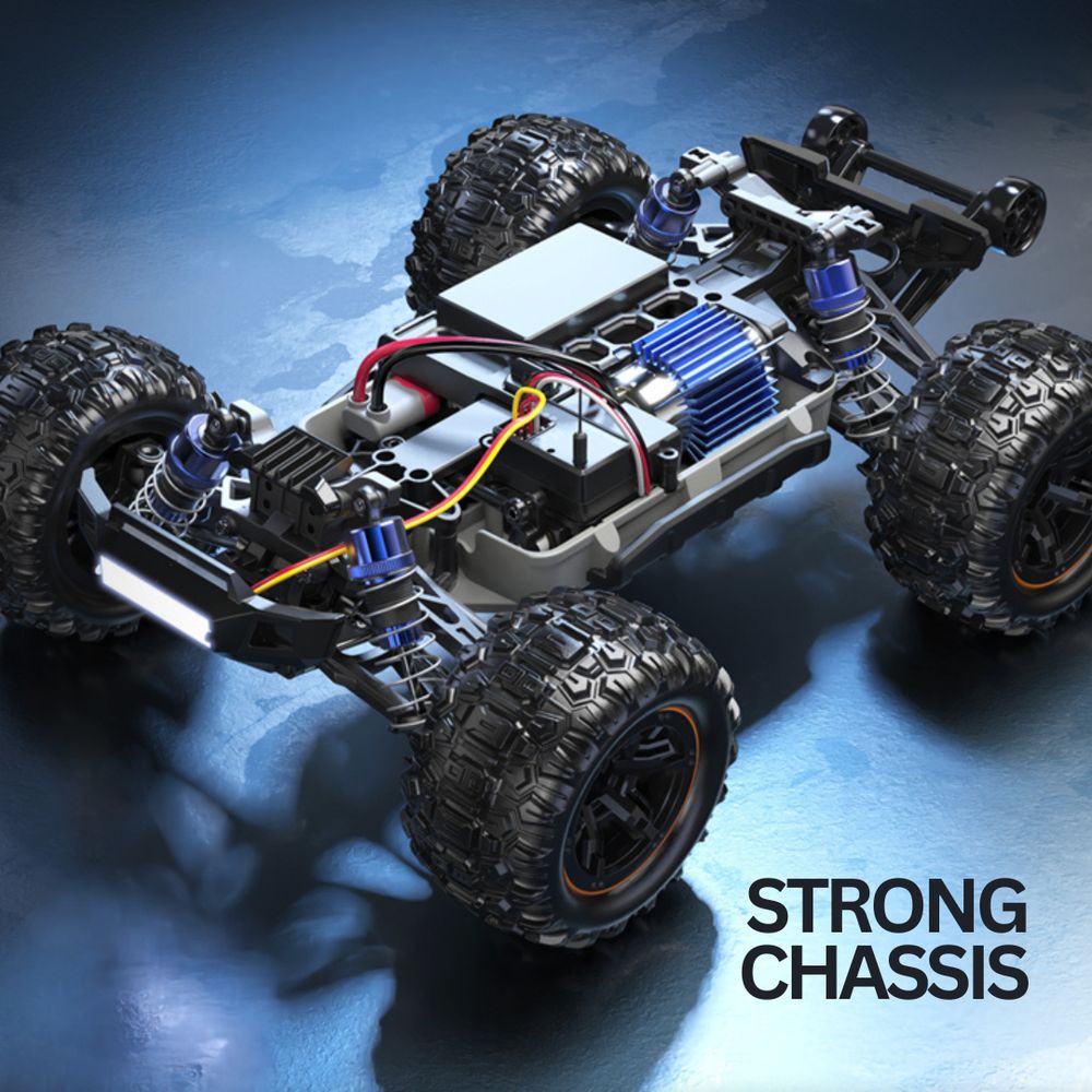 MJX – RC Hobby Grade Truck | High Speed 30km/h, 2.4Ghz Remote Control | 1:16 Scale Radio Controlled Off-road Electronic Monster R/C Truck | RTR, All Terrain – Green