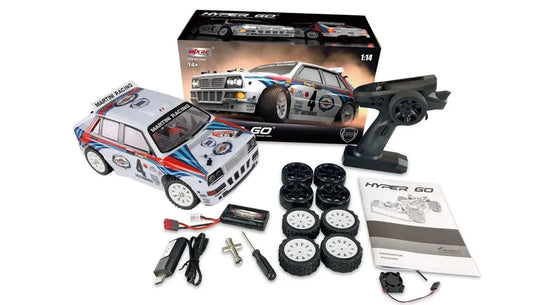 MJX - HYPER GO 1:14 Brushless RC Drift Car | 2.4 RTR, 4WD OFF-Road Car | 42km/h High speed | Suitable Ages 146 (White)