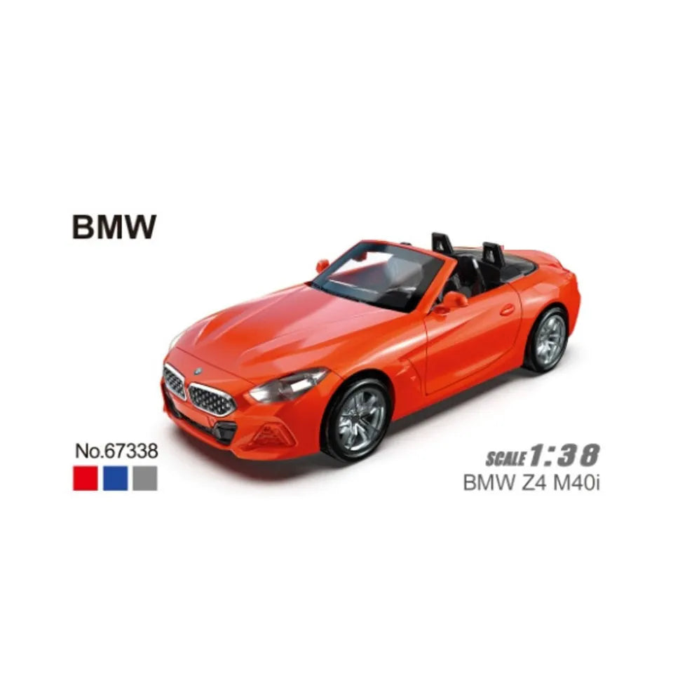 D-power MSZ – BMW Z4 M40i - Red | Die-Cast Replica, Ultimate Collector's Item, Race Cars | Toy Vehicles, Metal Toy Car Model - Pull Back Collection | Size - 1:32, For Kids 3+