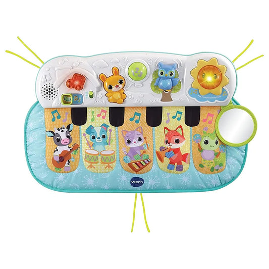 VTech – Lil’ Critters Play & Dream Musical Piano | Baby Musical Toy Mat with Sounds for Boys & Girls | Soothing & Playful Music - Multicolor