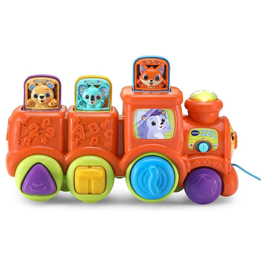 VTech - Pop and Sing Animal Train | Interactive & Developmental Toy with Sounds and Music | For Boys & Girls, Suitable for Ages 3 Months+